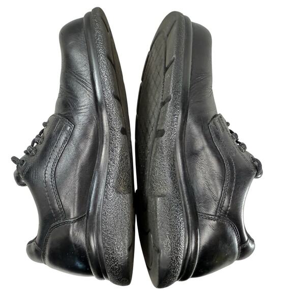 Red Wings Oxford Shoes Men Size 8.5 D Black Low Top Leather Steel Toe Work Shoes - Picture 7 of 11